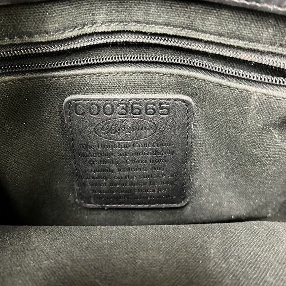 Brighton “Caroline” 2-Tone Leather Bucket Tote - Picture 6 of 11